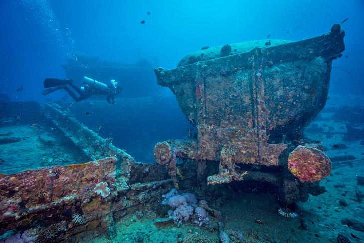 Inmersión en el pecio de Thistlegorm