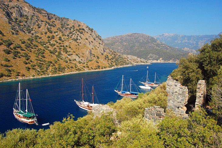 Yachten in der Nähe von Fethiye