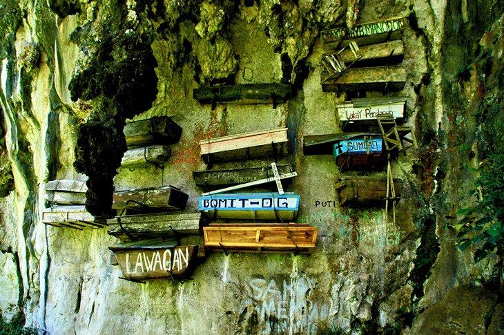 Coffres suspendus, Sagada