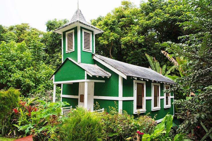 Iglesia Ierusalema Hou en el Valle Halawa, Isla Molokai