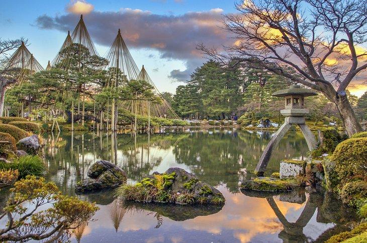Jardín Kenrokuen en Kanazawa