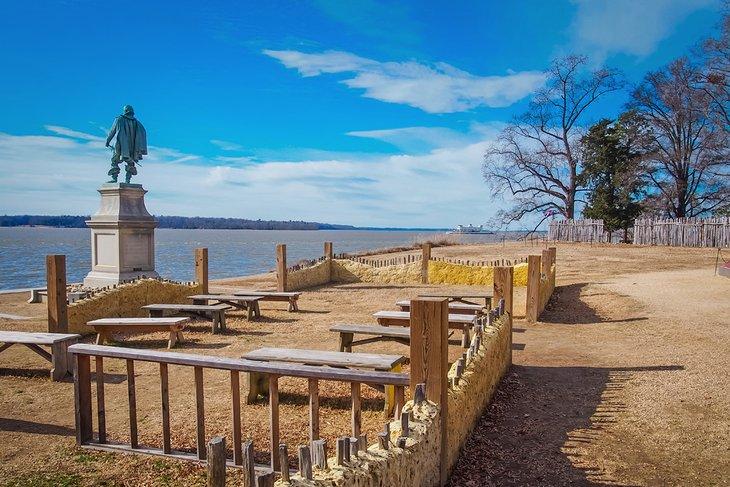 Fort James en Jamestown