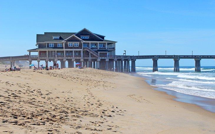 El muelle de Jennette en Nags Head