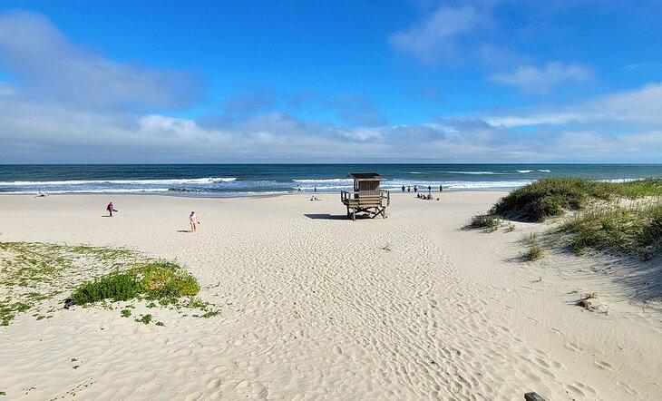 Playa Ocracoke cerca del aeropuerto de Ocracoke Island