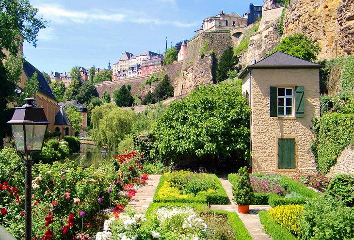 Las Murallas de la Corniche, Ciudad de Luxemburgo