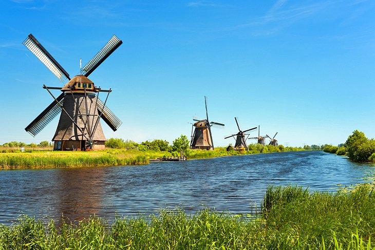 Les moulins à vent de Kinderdijk