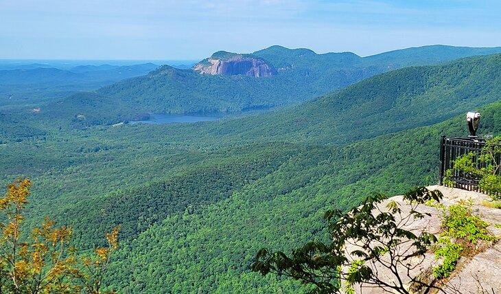 Le point de vue dans le parc d'État de Caesars Head