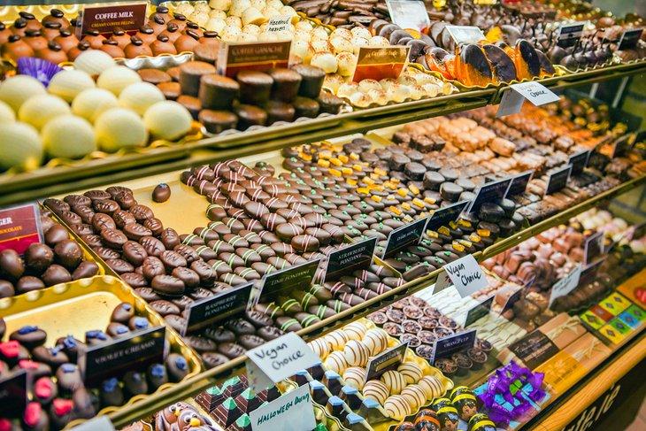 Chocolates en el Mercado Inglés, Cork