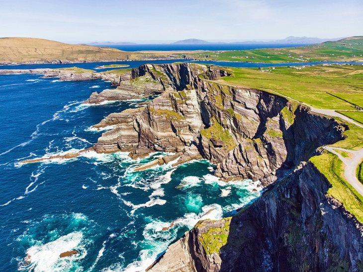 Acantilados de Kerry a lo largo del Anillo de Kerry