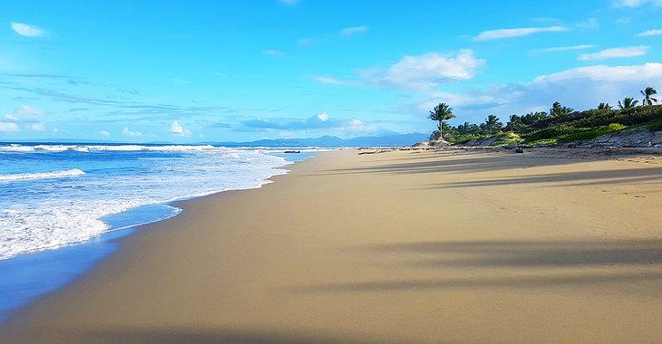 Playa al este del centro de Cabarete