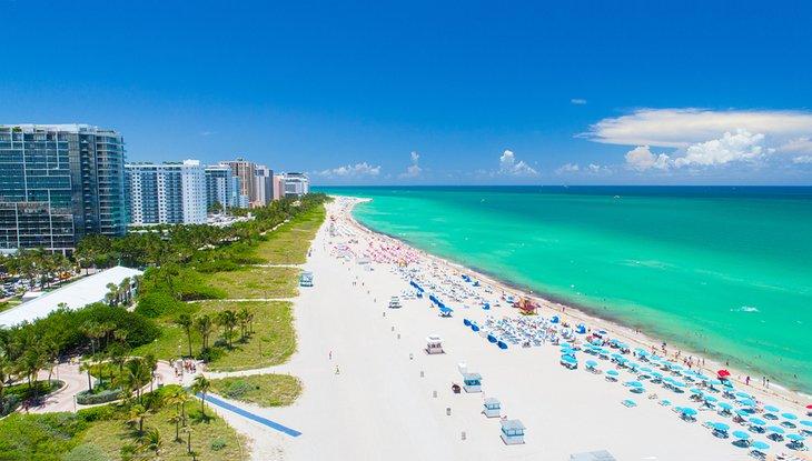 Luftaufnahme von Miami Beach
