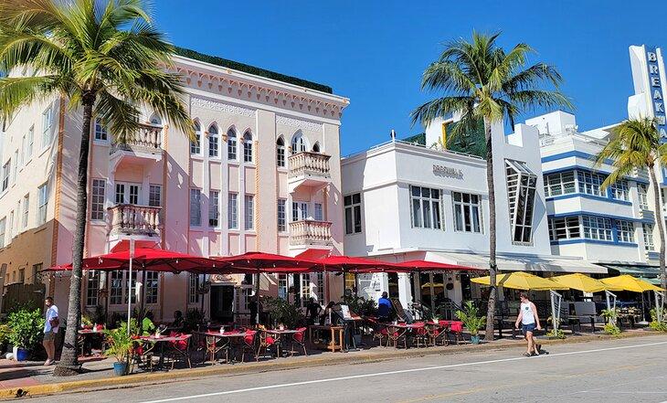 Das Art Deco Viertel in Miami Beach