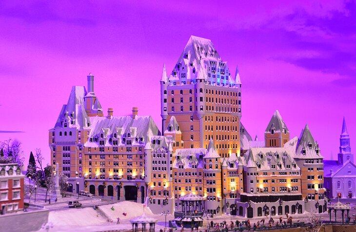 Miniatura del Château Frontenac de Montreal en Little Canada