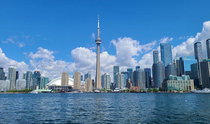 Centro de Toronto desde las Islas de Toronto