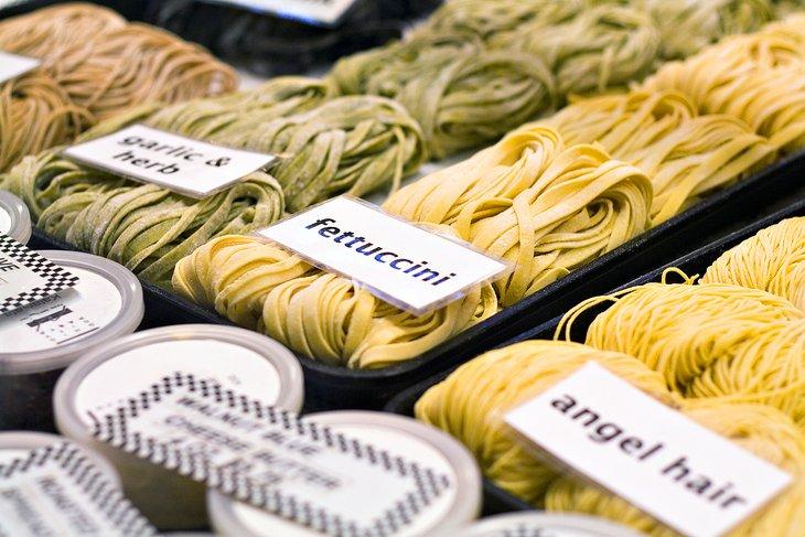 Pasta fresca en el West Side Market