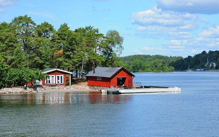 Casa en una pequeña isla cerca de Estocolmo