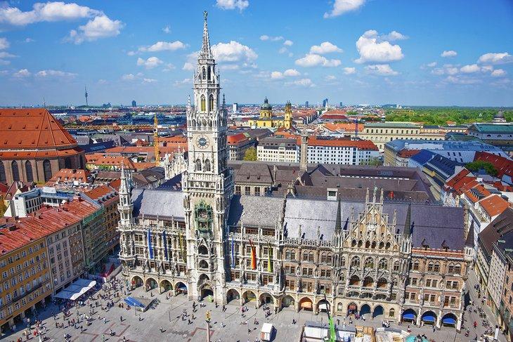 Neues Rathaus (Nuevo Ayuntamiento) en Marienplatz