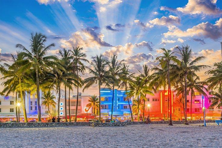 Miami Beach al atardecer