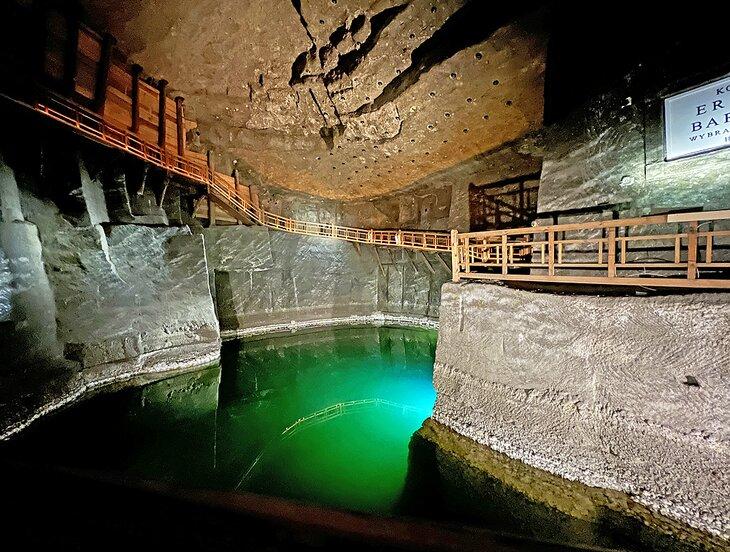 Agua en la Mina de Sal de Wieliczka