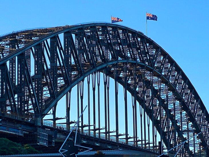 Escaladores en el Puente del Puerto de Sídney