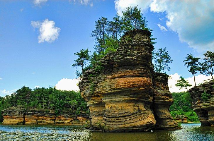 The Dells del río Wisconsin