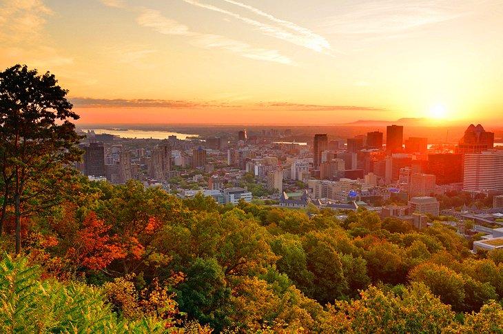 Vista de Montreal desde Mont Royal
