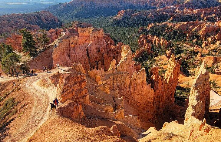 Un sendero de senderismo en el Parque Nacional Bryce Canyon