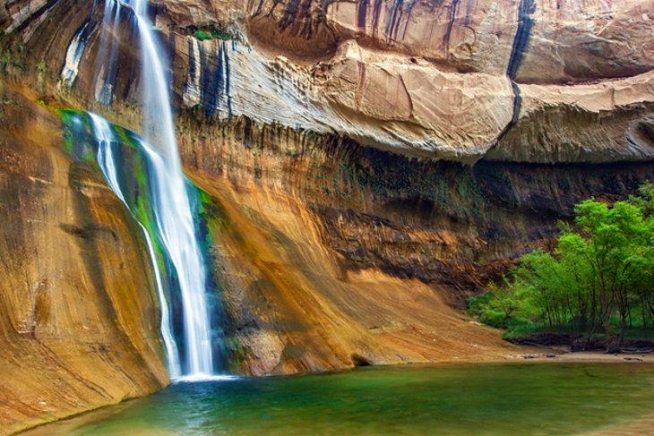 Cascadas Lower Calf Creek en el Monumento Nacional Grand Staircase-Escalante