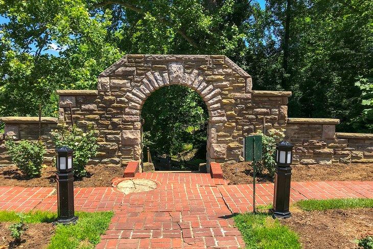 Jardín de Rosas de Huntington en Virginia Occidental