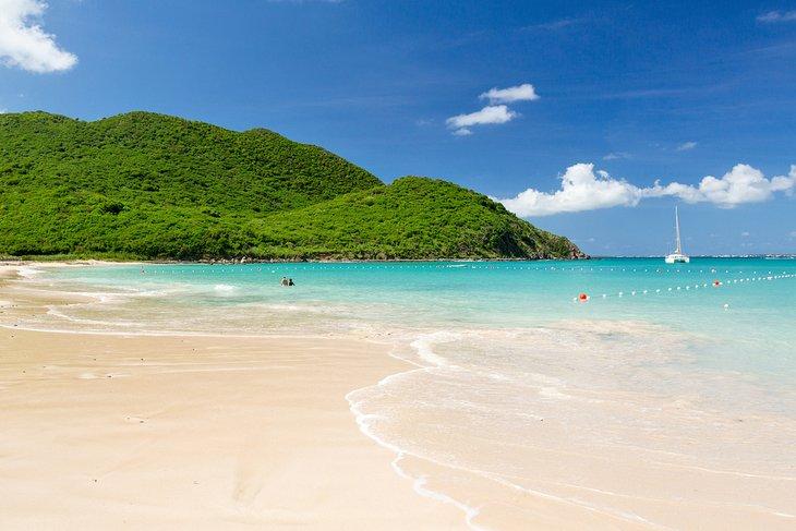 Playa Anse Marcel en St. Martin