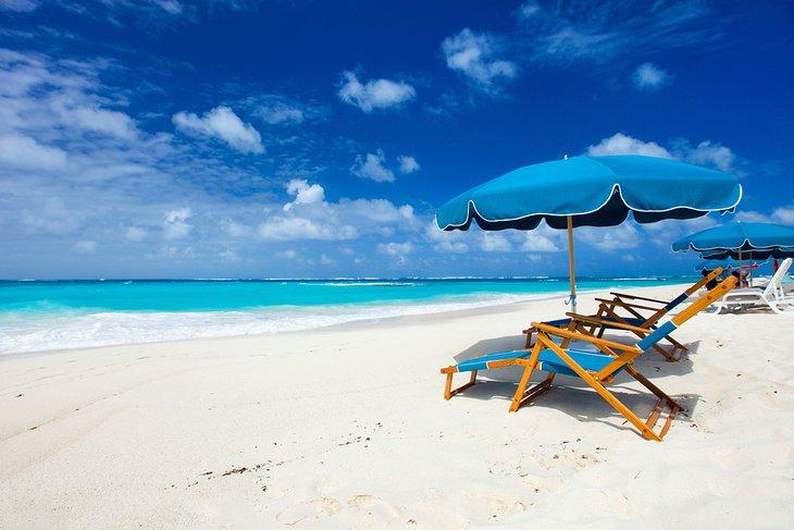 Una playa acogedora en Anguilla