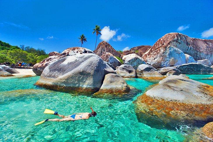 Snorkel en Virgin Gorda, Islas Vírgenes Británicas