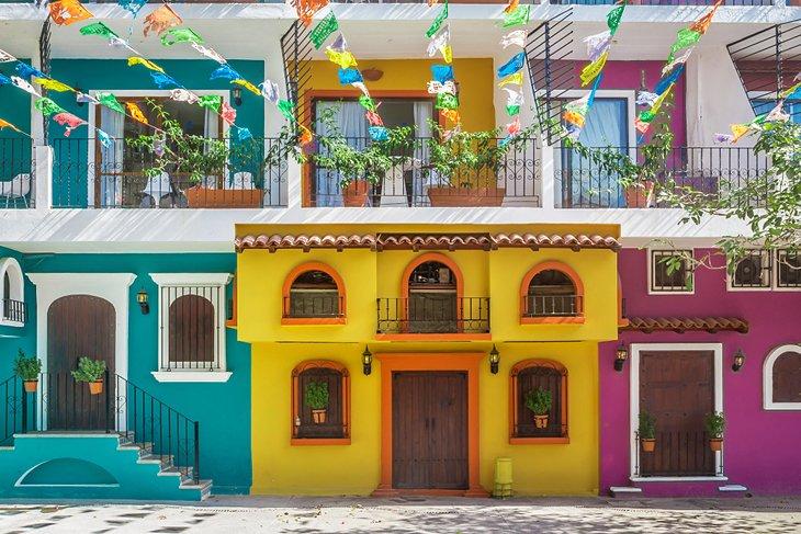 Edificios en el Viejo Pueblo de Puerto Vallarta