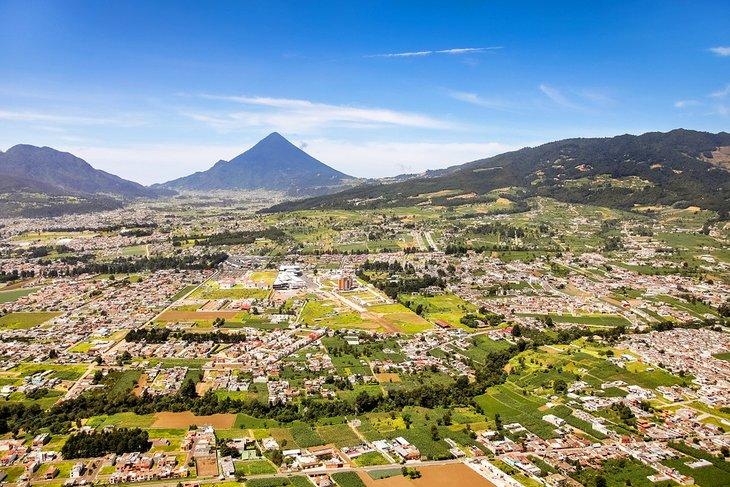 Luftaufnahme von Quetzaltenango