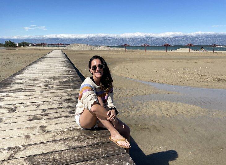 Autora Meagan Drillinger en la Laguna Ninska