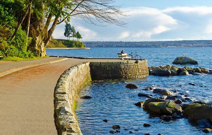 Camino Seawall en Stanley Park