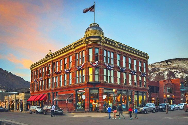 Le bâtiment des Elks à Aspen