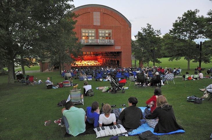 Concert d'été à Ozawa Hall, Festival de musique Tanglewood