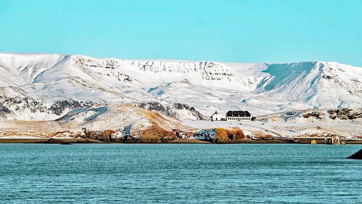 Vue de la Montagne Esja depuis Reykjavik