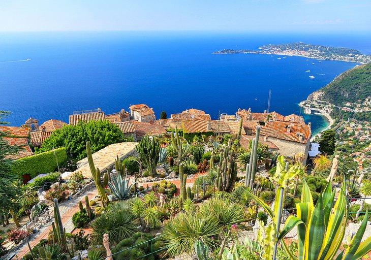 Blick vom Exotischen Garten in Eze