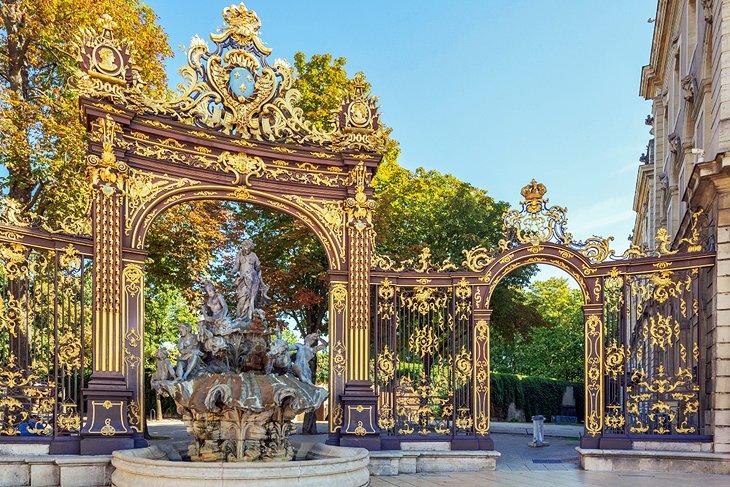 Verzierte Tore am Platz Stanislas