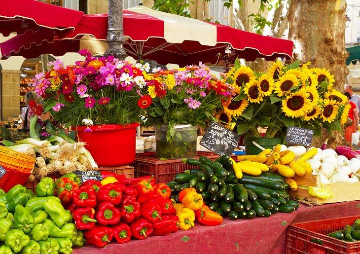 Öffentlicher Markt in Aix-en-Provence