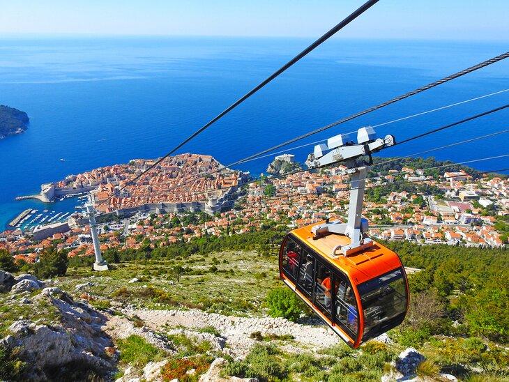 Vista de Dubrovnik desde el teleférico