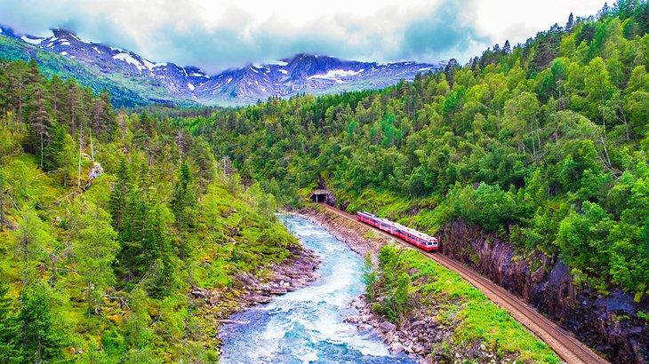 Chemin de fer scénique en Norvège