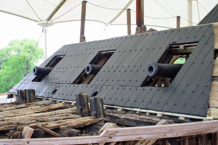 Museo USS Cairo en el Parque Militar Nacional de Vicksburg
