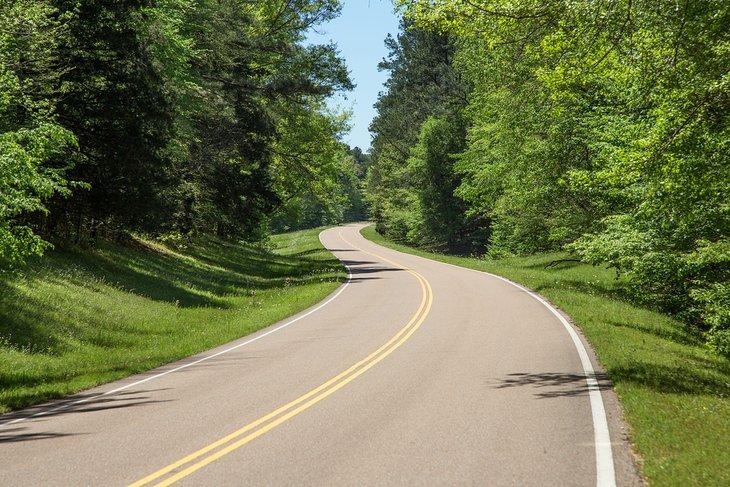 Ruta Escénica Natchez Trace, Misisipi