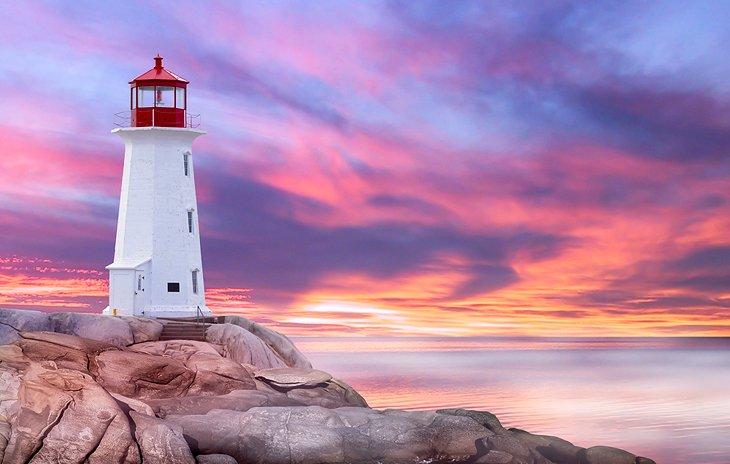 Faro en Peggy's Cove