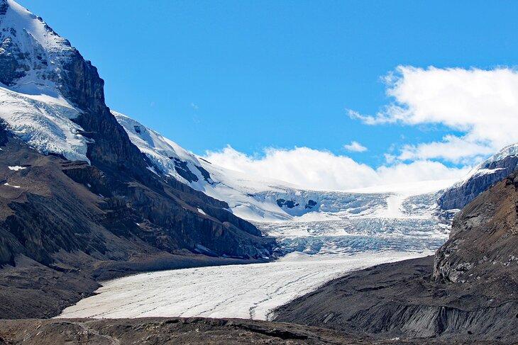 Glaciar Athabasca en el Icefields Parkway, Alberta