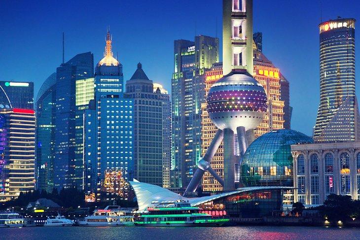 Shanghai bei Nacht