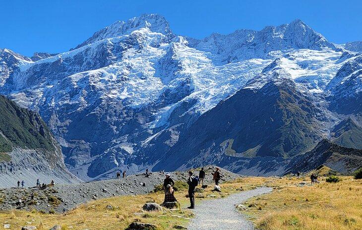 Gletscher im Aoraki/Mount Cook Nationalpark